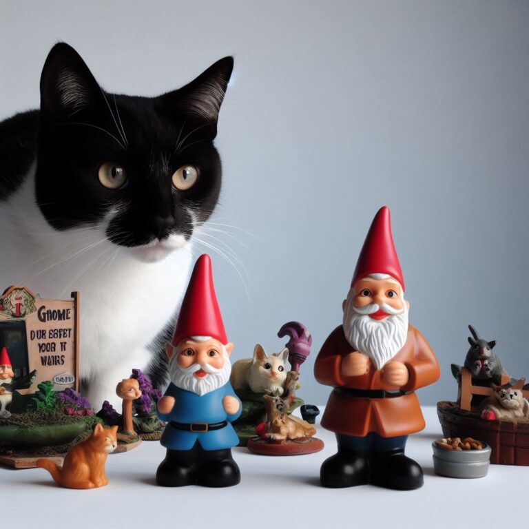 How to Train Your Cat to Respect Your Gnome Collections